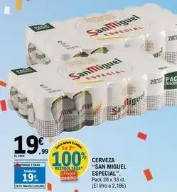 E.Leclerc San miguel - cerveza especial oferta