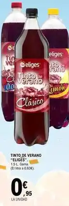 E.Leclerc Eliges - tinto de verano oferta