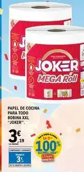 E.Leclerc Joker - papel de cocina para todo bobina xxl oferta
