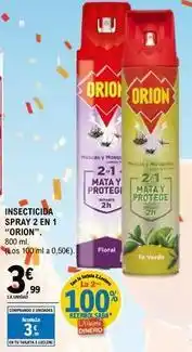 E.Leclerc Orion - insecticida spray 2 en 1 oferta