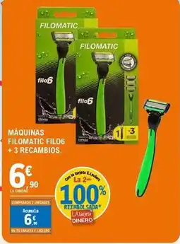 E.Leclerc Filomatic - maquinas filo6 + 3 recambios oferta