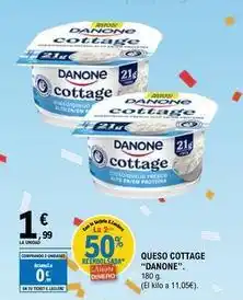 E.Leclerc Danone - queso cottage oferta