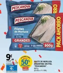 E.Leclerc Pescanova - filete de merluza argentina sin piel oferta