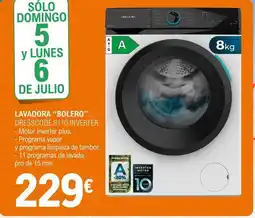 E.Leclerc Cecotec - lavadora bolero oferta