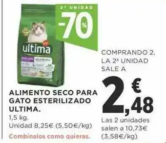 Supercor 2a Unidad -70% Alimento Seco Para Gato Esterilizado Ultima oferta