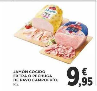 Supercor Jamón Cocido Extra O Pechuga De Pavo Campofrío oferta