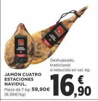 Supercor Jamón Cuatro Estaciones Navidul oferta
