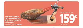 Supercor Jamón De Cebo De Campo Ibérico 50% Raza Ibérica Montaraz oferta