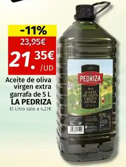 Maskom Supermercados La Pedriza Aceite de oliva virgen extra garrafa oferta