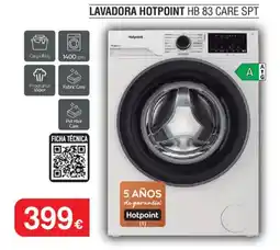 Milar Hotpoint Lavadora hb 83 care spt oferta