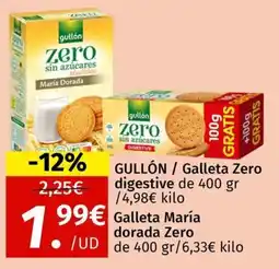 Maskom Supermercados Gullón / galleta zero digestive oferta