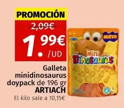 Maskom Supermercados Artiach Galleta minidinosaurus doypack oferta