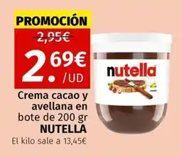 Maskom Supermercados Nutella Crema cacao y avellana oferta