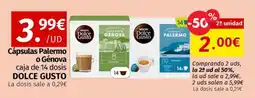Maskom Supermercados Dolce Gusto Cápsulas Palermo o Génova oferta