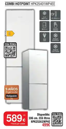 Milar Hotpoint Combi hpk25401wp4ee oferta