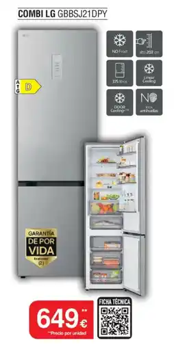 Milar LG Combi gbbsj21dpy oferta