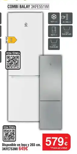 Milar Balay Combi 3kfe551wi oferta