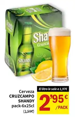 Spar Express Cruzcampo Shandy Cerveza oferta