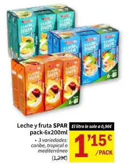 Spar Express Spar Leche y fruta oferta