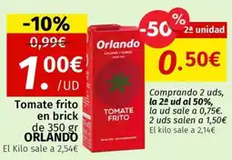 Maskom Supermercados Orlando Tomate frito en brick oferta