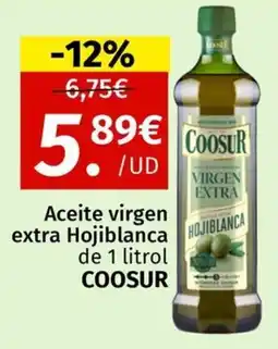 Maskom Supermercados Coosur Aceite virgen extra Hojiblanca oferta