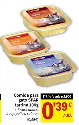 Spar Express Spar Comida para gato tarrina oferta