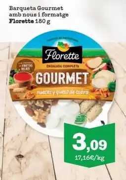 Sorli Florette Barqueta Gourmet amb nous i formatge oferta