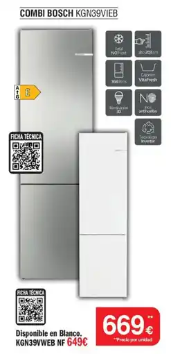 Milar Bosch Combi kgn39vieb oferta