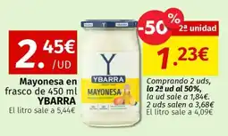Maskom Supermercados Ybarra Mayonesa en frasco oferta