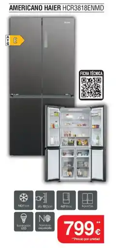 Milar Haier Americano hcr3818enmd oferta