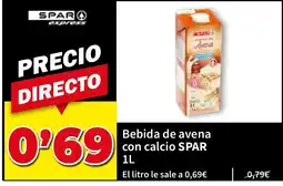 Spar Express Spar Bebida de avena con calcio oferta