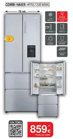Milar Haier Combi hfr5720ewmg oferta