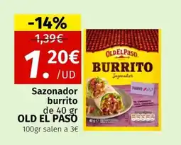 Maskom Supermercados Old El Paso Sazonador burrito oferta