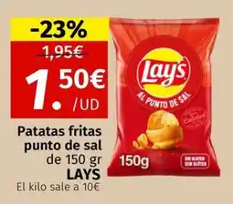 Maskom Supermercados Lay's Patatas fritas punto de sal oferta