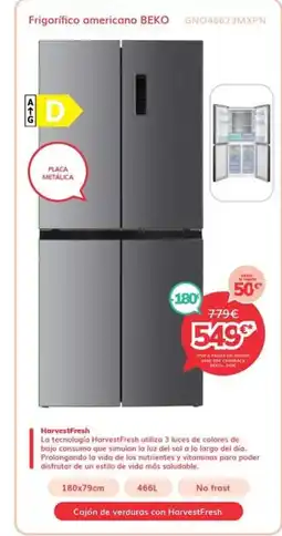 Mi electro Beko Frigorífico americano oferta
