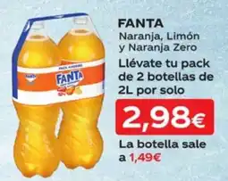 Maskom Supermercados Fanta Naranja, Limón y Naranja Zero oferta