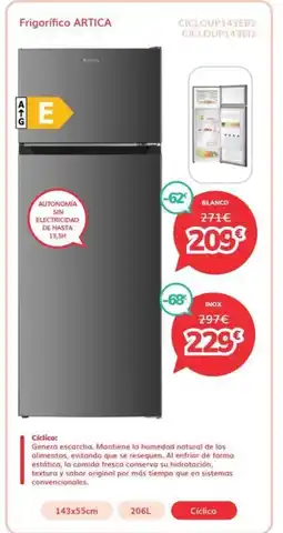 Mi electro Artica Frigorífico oferta