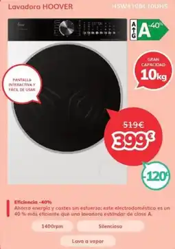 Mi electro Hoover Lavadora oferta