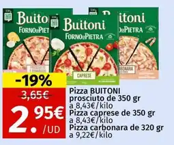 Maskom Supermercados Buitoni Pizza oferta