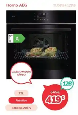 Mi electro Aeg Horno oferta