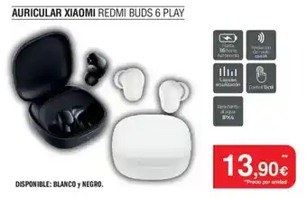Xiaomi Auricular redmi buds 6 play
