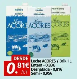 Maskom Supermercados Acores Leche oferta
