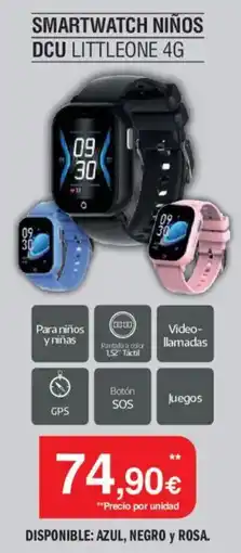Milar Smartwatch niños dcu littleone 4g oferta