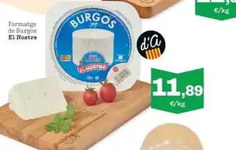 Sorli El Nostre Formatge de Burgos oferta