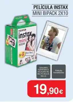 Milar Película instax mini bipack 2x10 oferta