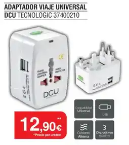Milar Adaptador viaje universal dcu tecnologic 37400210 oferta