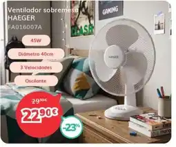Mi electro Haeger Ventilador sobremesa oferta