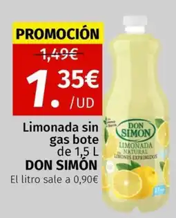 Maskom Supermercados Don Simón Limonada sin gas bote oferta