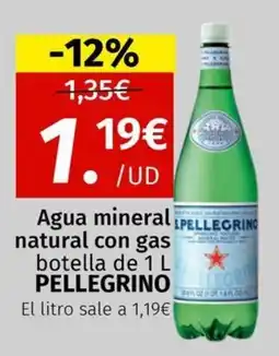 Maskom Supermercados Pellegrino Agua mineral con gas oferta