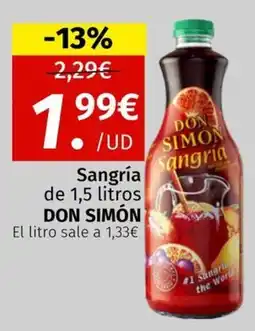 Maskom Supermercados Don Simón Sangría oferta